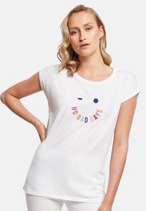 Футболка с принтом CLASSIC ROLL UP D-NOBASMI Be Famous, белый