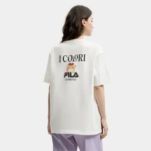 FILA Футболка ORIGINALE Unisex Cloud White