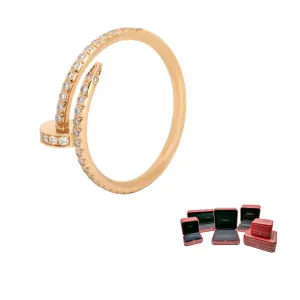 Cartier Кольцо 1990-2000-х годов из желтого золота 18K Juste Un Clou с бриллиантами