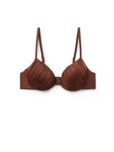 Верх бикини на косточках CALZEDONIA Push-up Bikini Top, коричневый