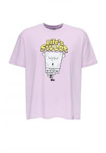 Футболка с изображением губки боба сладкая расслабленная свободного покроя Re:Covered, фиолетовый