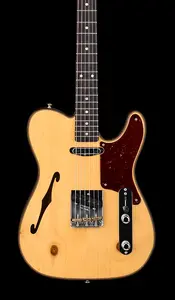 Fender Custom Artisan Knotty Pine Telecaster Thinline - Состаренный натуральный #76548