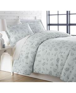 Комплект постельного белья Sweet Florals из 3 предметов, ультрамягкий, размер Full/Queen Southshore Fine Linens, цвет ballard blue