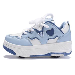 Нескользящая, износостойкая, дышащая, легкая, амортизирующая обувь для детей. Wooden Rabbit, синий