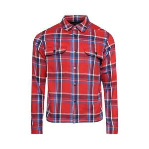 Куртка Rick Owens DRKSHDW Cropped Outershirt, Red Plaid