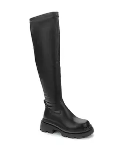 Черные теплые закрытые ботильоны Betsy, черный