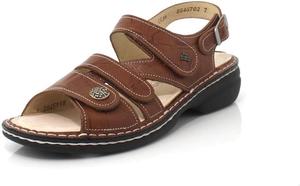 Женские сандалии Finn Comfort Gomera с ремешком на щиколотке, Cognac