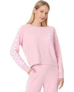 Свитер Barefoot Dreams CozyChic Ultra Lite Checkered Barbie Pullover, цвет Barbie Pink