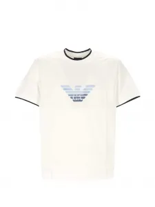 Футболка с логотипом Emporio Armani, белый