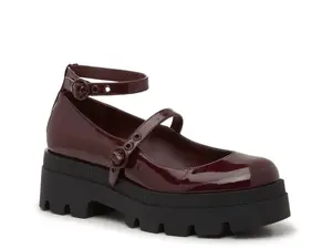 Jessica Simpson Джессика Симпсон Улиша Платформа Мэри Джейн, Бургундия