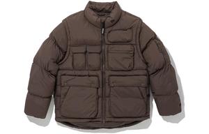 New Era Пуховики Unisex Brown