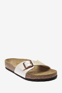 Бело-жемчужные босоножки Madrid Graceful Birkenstock, белый