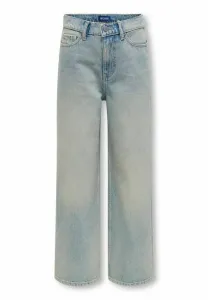 Джинсы прямого кроя со средней посадкой и запиранием mit weitem bein osjremi Only & Sons Junior, Light Blue Denim