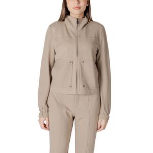 Бежевые вискозные куртки и пальто Street One