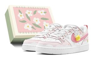 Кроссовки для скейтборда Court Borough женские, низкие, желтый Nike