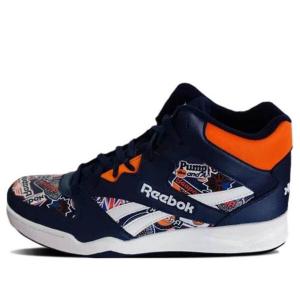 Кроссовки royal bb4500 hi2 'navy blue orange' Reebok, синий