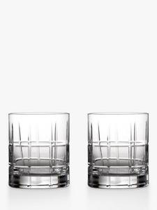 Crystal Short Stories Cluin Cut Glass двойные олд фешн тумблеры, набор из 2 штук, 340 мл, прозрачные Waterford, ear