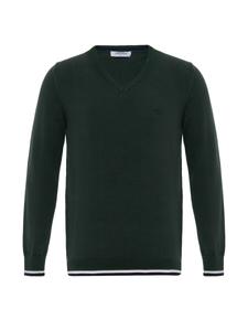 Свитер с v-образным вырезом Moxx Paris Sweater Maxime, зеленый