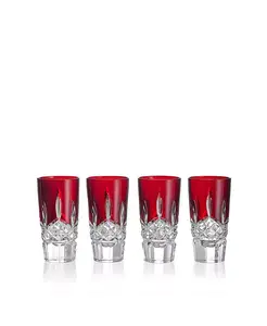 Красный стакан Lismore, набор из 4 шт. Waterford, red
