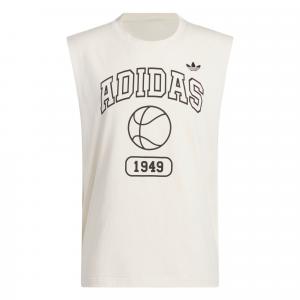 Унисекс баскетбольный майка баскетбольная футболка Wonder White/Black Adidas Originals, белый/черный