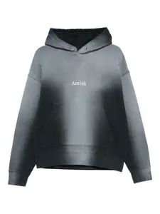 Худи с логотипом Amish, черный