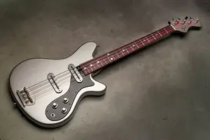 Бас-гитара Sirena Short Scale 2020 - Металлик серебристый