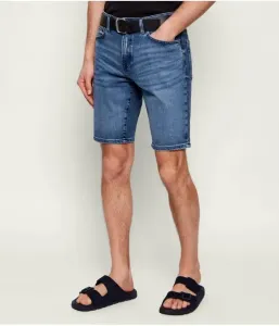 Джинсовые шорты Re.Maine regular fit Boss Orange, синий