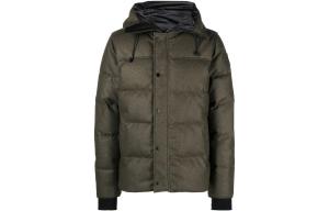 Пальто-пуховик с капюшоном Macmillan Canada Goose, оливково-зеленый