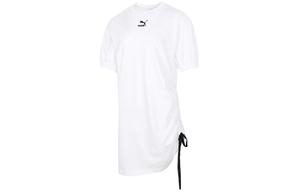 Платье с короткими рукавами женское белое Puma