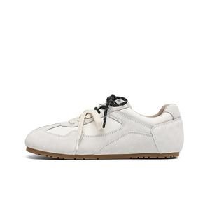 DAPHNE Женские противоскользящие износостойкие низкие кеды серо-белые, цвет Gray White