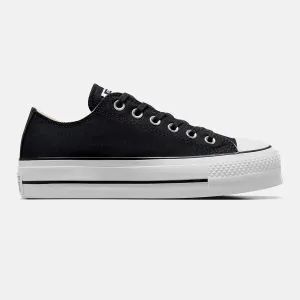 Женская повседневная обувь Chuck Taylor All Star Lift Platform Low Canvas Converse, чёрный
