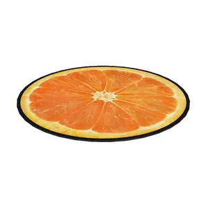 Подушка для стула EE0066 Orbit Felt Ø 35 см, оранжевая Bertoni