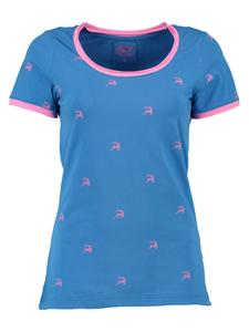 Футболка Xenavo средне-синего цвета OS-Trachten