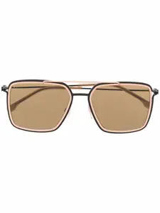 Солнцезащитные очки-пилоты BOSS, коричневый