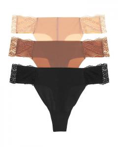 b.bare стринги, комплект из 3 шт. b.tempt'd by Wacoal, мультиколор