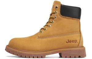Ботинки Jeep на шнуровке с логотипом, песочный