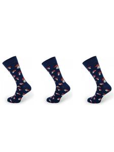 Носки COFI 1453 Socken Pilzmuster Baumwollmischung Herrensocken, цвет NavyblauNavyblau