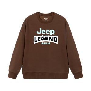 Детский свитшот с круглым вырезом Moderate Jeep, coffee