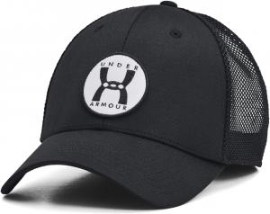 Under Armour мужская кепка Blitzing Trucker, (001) Black/Black/White