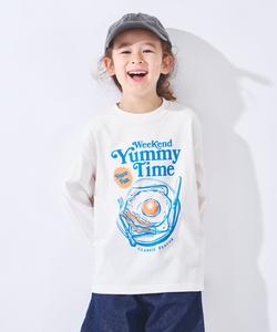 Футболка с длинными рукавами и принтом Ever Closet, цвет Off-White B