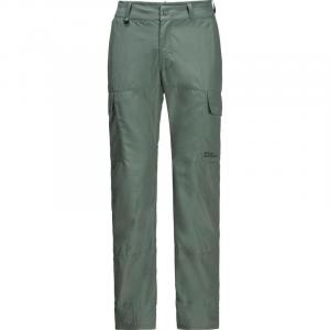 Брюки Jack Wolfskin, оливково-зеленый