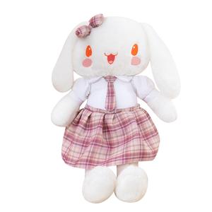 Очаровательные кролики плюшевые куклы высота 50cm/60cm/80cm/105cm/130cm JIZHUAN, розовый