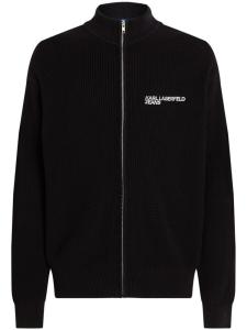 Кардиган с вышитым логотипом Karl Lagerfeld Jeans, черный