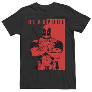 Мужская футболка Deadpool Police Licensed Character, черный