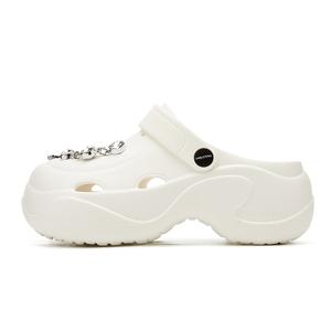 Mulinsen Белые женские клоги, цвет White