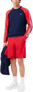 Шорты Lacoste Sport Logo Stripe, Grenadine Red