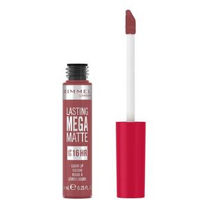 Стойкая мегаматовая жидкая помада Rimmel, цвет 210 rose & shine˙?, 7,4 мл