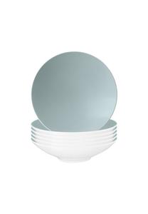 Набор из 6 суповых тарелок Life ø 23,3 см Life Seltmann Weiden, бирюзовый