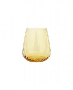 Бокал для виски Francesca Amber Double Old Fashioned VIETRI, желтый