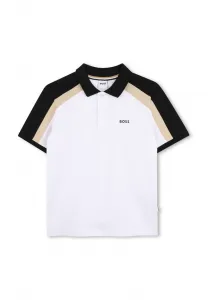 Рубашка-Поло с коротким рукавом Boss Kidswear, White